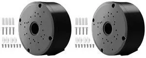 2X Camera Junction Box Cable Deep Base For Dome/IP Camera Waterproof Mount Bracket Surveillance Dome Brackets 2X Camera Junction Box Cable Deep Base For Dome/IP Camera Waterproof Mount Bracket Surveillance Dome Brackets