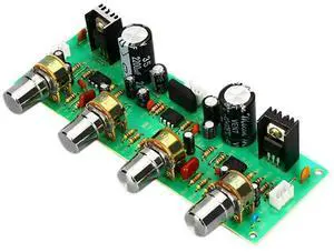 12V NE4558 HIFI Preamp Tone Board Bass Treble Volume Control Pre-Amplifier Board 12V NE4558 HIFI Preamp Tone Board Bass Treble Volume Control Pre-Amplifier Board
