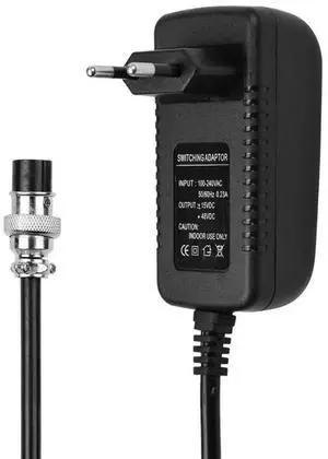 Mixing Console Power Adapter Mixer Power Supply AC Adapter For 16 Channels Mixing Accessories EU Plug Mixing Console Power Adapter Mixer Power Supply AC Adapter For 16 Channels Mixing Accessories EU Plug