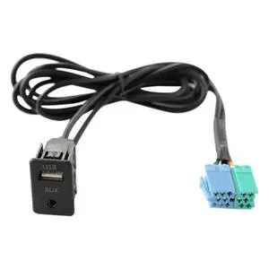 Radio Extension AUX USB Port Adapter Cable Wiring Assy for Radio Extension AUX USB Port Adapter Cable Wiring Assy for