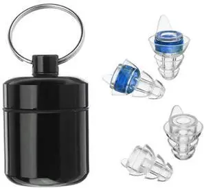 2 Pairs High Fidelity Concert Ear Plugs Black Ear Plugs With Fitler, Hearing Protection For Djs, Nighub, Concert, Motorcycles 2 Pairs High Fidelity Concert Ear Plugs Black Ear Plugs With Fitler, Hearing Protection For Djs, Nighub, Concert, Motorcycles