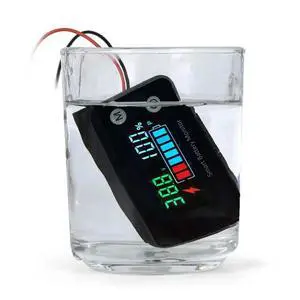 7-100V Digital Capacity Tester Monitor Voltage Temperature Switch Meter for Car Ships, NO Waterproof 7-100V Digital Capacity Tester Monitor Voltage Temperature Switch Meter for Car Ships, NO Waterproof