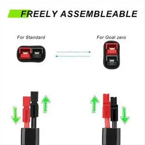 For Extension Cable Charger Adapter Connector for Solar Generator 200 For Extension Cable Charger Adapter Connector for Solar Generator 200
