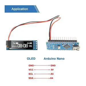 5 Pieces Display Module 0.91 Inch OLED Display Module OLED Screen Driver DC 3.3V-5V(White Light) 5 Pieces Display Module 0.91 Inch OLED Display Module OLED Screen Driver DC 3.3V-5V(White Light)