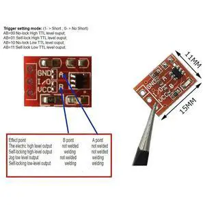 100Pcs TTP223 Touch Key Switch Module Touching Button Self-Locking/No-Locking Capacitive Switches Single Channel 100Pcs TTP223 Touch Key Switch Module Touching Button Self-Locking/No-Locking Capacitive Switches Single Channel