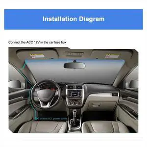12/24V to 5V Car Dash Cam Wire 3.2m Mirror DVR Hardwire Cable Kit Video Recorder Mini Micro-USB Charger Line 12/24V to 5V Car Dash Cam Wire 3.2m Mirror DVR Hardwire Cable Kit Video Recorder Mini Micro-USB Charger Line
