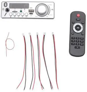 Bluetooth MP3 WAV Decoder Board 80W Amplifier Handsfree Car Audio Microphone USB TF FM Radio Mp3 Player Speaker DC 12V Bluetooth MP3 WAV Decoder Board 80W Amplifier Handsfree Car Audio Microphone USB TF FM Radio Mp3 Player Speaker DC 12V
