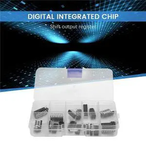 40Pcs 74HCxx + 74LSxx Series Logic IC Assortment Kit, Digital Integrated Chip(20Pcs 74HCxx+20Pcs 74LSxx) 40Pcs 74HCxx + 74LSxx Series Logic IC Assortment Kit, Digital Integrated Chip(20Pcs 74HCxx+20Pcs 74LSxx)