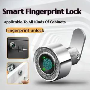 Fingerprint Drawer Lock - Electronic Double Door Cabinet Security Suitable For Wardrobes Shoe Cabinets Mailboxes Fingerprint Drawer Lock - Electronic Double Door Cabinet Security Suitable For Wardrobes Shoe Cabinets Mailboxes