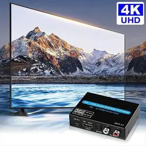 4K 60Hz HDMI2.0 Audio Extractor Support 5.1Ch HDMI2.0 HD-MI to HDMIAudio ARC Switch with Audio Toslink Stereo for TV 4K 60Hz HDMI2.0 Audio Extractor Support 5.1Ch HDMI2.0 HD-MI to HDMIAudio ARC Switch with Audio Toslink Stereo for TV
