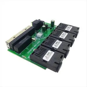 100M Reverse POE Fast Ethernet Fiber Switch 4F4E Output 12V Optical Media Converter Ethernet SC PCBA Placa Metro Board 100M Reverse POE Fast Ethernet Fiber Switch 4F4E Output 12V Optical Media Converter Ethernet SC PCBA Placa Metro Board