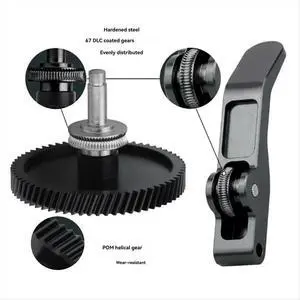 Hardened Steel Extruder Gear Assembly for A1/A1 Mini 3D Printer, 3D Printer Accessorie Black + Gold Hardened Steel Extruder Gear Assembly for A1/A1 Mini 3D Printer, 3D Printer Accessorie Black + Gold