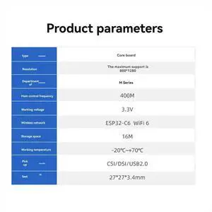 ESP32P4+-C6 Core Board ESP32P4 Minimum System Board High-Performance -P4 for Advanced Applications ESP32P4+-C6 Core Board ESP32P4 Minimum System Board High-Performance -P4 for Advanced Applications