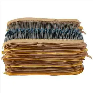 2600Pcs 130 Values 1/8W 0.125W 1% l Film Resistors Assorted Pack Set Resistors Assortment Kits Fixed Capacitors 2600Pcs 130 Values 1/8W 0.125W 1% l Film Resistors Assorted Pack Set Resistors Assortment Kits Fixed Capacitors