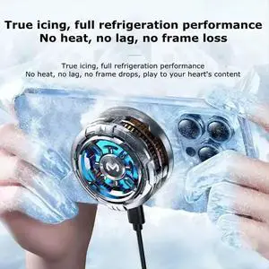 MEMO CX08 Semiconductor Mobile Phone Cooler 2 in 1 Back Clip High Power Strong Cooling with Attachment & Clamp MEMO CX08 Semiconductor Mobile Phone Cooler 2 in 1 Back Clip High Power Strong Cooling with Attachment & Clamp