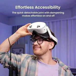 Head Strap, VR Headset Accessories for 3/3S, Enhanced Support & Adjustable & Comfort Strap Head Strap, VR Headset Accessories for 3/3S, Enhanced Support & Adjustable & Comfort Strap
