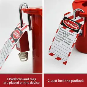 Do Not Operate' Maintenance Tags With Ties, 50PCS Set For Lockout Tagout Safety Do Not Operate' Maintenance Tags With Ties, 50PCS Set For Lockout Tagout Safety