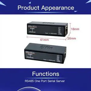 Serial Port RS485 to Ethernet Device IOT Server Module -EE11A Support Modbus Protocol Serial Port RS485 to Ethernet Device IOT Server Module -EE11A Support Modbus Protocol