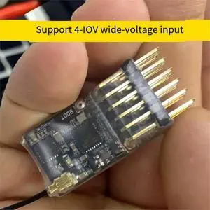 4-10V ELRS 2.4G PWM 5-Channel Receiving Machine for Fixed Wing Vehicle and Vessel Model RC Voltage Feedback FPV 4-10V ELRS 2.4G PWM 5-Channel Receiving Machine for Fixed Wing Vehicle and Vessel Model RC Voltage Feedback FPV