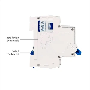 TOB1-63H 63A 2P+2P AC Dual Power Manual Transfer Switch Circuit Breaker MCB 50HZ/60HZ TOB1-63H 63A 2P+2P AC Dual Power Manual Transfer Switch Circuit Breaker MCB 50HZ/60HZ