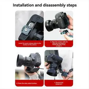 Quick Release Shoulder Strap Base with Quick Disconnect Adapter for Cameras for Fast Release Plates Quick Release Shoulder Strap Base with Quick Disconnect Adapter for Cameras for Fast Release Plates