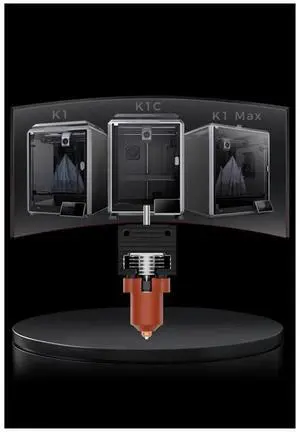 K1 Ceramic Hotend Kit -Quick Swap Nozzle, Integrated Extruder Hot End Replacement for K1 MAX, K1C 3D Printer K1 Ceramic Hotend Kit -Quick Swap Nozzle, Integrated Extruder Hot End Replacement for K1 MAX, K1C 3D Printer