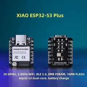 XIAO ESP32S3 Plus Development Board 2.4GHz , BLE 5.0, 8MB PSRAM, 16MB FLASH, - Dual-Core XIAO ESP32S3 Plus Development Board 2.4GHz , BLE 5.0, 8MB PSRAM, 16MB FLASH, - Dual-Core
