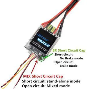 40AX2 Dual Way Bidirectional Brushed Electric Speed Controller Mixed Control ESC 7-25V for RC Tank/Speed Boat 40AX2 Dual Way Bidirectional Brushed Electric Speed Controller Mixed Control ESC 7-25V for RC Tank/Speed Boat