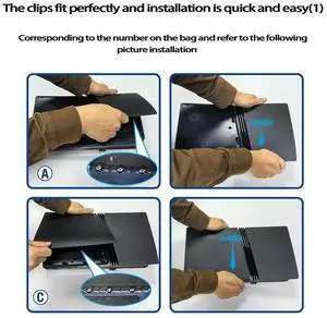 For Pro Disc Version Black Faceplate Case Cover Premium Plastic Gaming Accessories For Pro Disc Version Black Faceplate Case Cover Premium Plastic Gaming Accessories