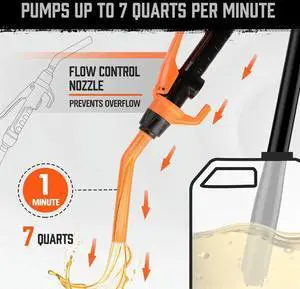 Powered Transfer Pump Autocycle Car Petrol Oil Pump with Control Nozzle Liquid Petrol Pump Filter Design B Powered Transfer Pump Autocycle Car Petrol Oil Pump with Control Nozzle Liquid Petrol Pump Filter Design B