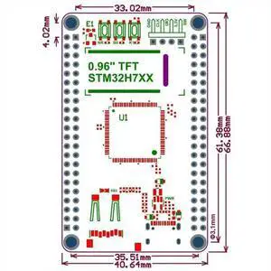 WeAct STM32H7 STM32H750VBT6 STM32H750 STM32 Demo Board Core Board Development Board(A) WeAct STM32H7 STM32H750VBT6 STM32H750 STM32 Demo Board Core Board Development Board(A)