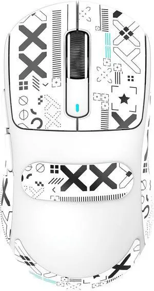 ATTACK SHARK X3 Lightweight Wireless Gaming Mouse with Tri-Mode 2.4G/USB-C Wired/Bluetooth,26K DPI, PAW3395 Optical Sensor,Kailh GM8.0 Switch,5 programmable Buttons for PC/Win/Mac(White+Stickers) ATTACK SHARK X3 Lightweight Wireless Gaming Mouse with Tri-Mode 2.4G/USB-C Wired/Bluetooth,26K DPI, PAW3395 Optical Sensor,Kailh GM8.0 Switch,5 programmable Buttons for PC/Win/Mac(White+Stickers)