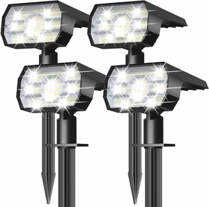 NYMPHY Solar Lights Outdoor Waterproof - 4 Pack (Cool White) NYMPHY Solar Lights Outdoor Waterproof - 4 Pack (Cool White)