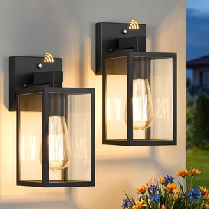 2-Pack Dusk to Dawn Waterproof Wall Light Fixtures Porch Light Wall Lantern 2-Pack Dusk to Dawn Waterproof Wall Light Fixtures Porch Light Wall Lantern