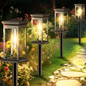 Solar Pathway Lights Outdoor Waterproof 8 Pack Bright Solar Powered Garden Lights with Auto On/Off, IP65 LED Landscape Lighting for Walkway Patio Lawn Yard Decor Solar Pathway Lights Outdoor Waterproof 8 Pack Bright Solar Powered Garden Lights with Auto On/Off, IP65 LED Landscape Lighting for Walkway Patio Lawn Yard Decor
