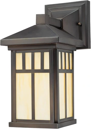 Westinghouse 6732800 Burnham One-Light Exterior Wall Lantern on Steel with Honey Art Glass, Oil Rubbed Bronze Finish, 1 Pack Westinghouse 6732800 Burnham One-Light Exterior Wall Lantern on Steel with Honey Art Glass, Oil Rubbed Bronze Finish, 1 Pack