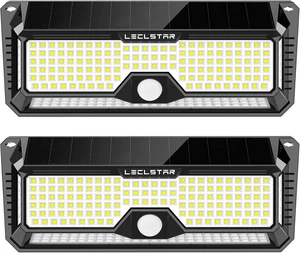 Solar Outdoor Lights - 4000Lm 268 LED Motion Sensor Lights Outdoor, IP65 Waterproof Led Security Lights Bright Solar Wireless Flood Wall Lights with 3 Optional Modes and 4 Wide Angle (2 Pack) Solar Outdoor Lights - 4000Lm 268 LED Motion Sensor Lights Outdoor, IP65 Waterproof Led Security Lights Bright Solar Wireless Flood Wall Lights with 3 Optional Modes and 4 Wide Angle (2 Pack)