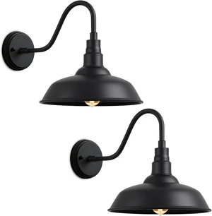 10" Outdoor Barn Gooseneck Lights,ClassicFarmhouse Style Fixture 10" Outdoor Barn Gooseneck Lights,ClassicFarmhouse Style Fixture