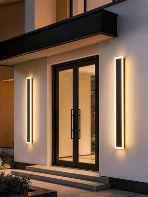 2-Pack Outdoor Modern Wall Lights, 3000K Exterior Lighting Fixture 2-Pack Outdoor Modern Wall Lights, 3000K Exterior Lighting Fixture