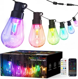 100FT RGB+IC Outdoor String Lights,Chasing DreamColor LED Patio Lights 100FT RGB+IC Outdoor String Lights,Chasing DreamColor LED Patio Lights