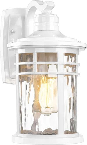 Darkaway Outdoor Wall Light Fixture,Outside Porch Lights Wall Mounted with Water Ripple Glass Exterior Waterproof Lantern Modern Wall Sconce Lighting for Front Door Yard Patio Darkaway Outdoor Wall Light Fixture,Outside Porch Lights Wall Mounted with Water Ripple Glass Exterior Waterproof Lantern Modern Wall Sconce Lighting for Front Door Yard Patio