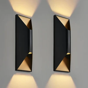 Outdoor Wall Lights, 15" Up and Down Exterior Lighting Fixtures