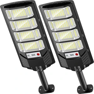 OKPRO Solar Street Lights Outdoor, 6500K LED Dusk to Dawn Outdoor Lighting OKPRO Solar Street Lights Outdoor, 6500K LED Dusk to Dawn Outdoor Lighting