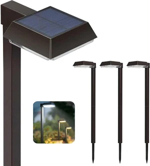 4Pack Solar Pathway Lights Outdoor 300LM 2-in-1 Warm White & Daylight Modes 4Pack Solar Pathway Lights Outdoor 300LM 2-in-1 Warm White & Daylight Modes