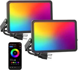 Onforu RGB LED Flood Light Outdoor 25W, 250W Equiv Halloween Stage Lighting Onforu RGB LED Flood Light Outdoor 25W, 250W Equiv Halloween Stage Lighting