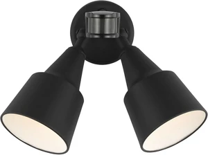 Generation Lighting 2-Light 12.5-Inch Adjustable Flood Light in Black Generation Lighting 2-Light 12.5-Inch Adjustable Flood Light in Black