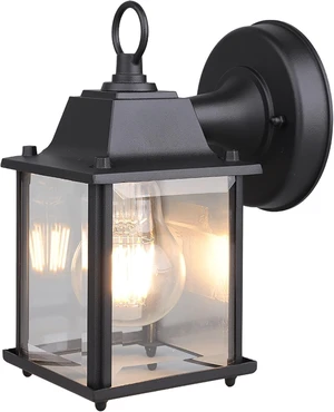 8.2" Outdoor Porch Light for House E26 Aluminum Glass Black, 1 Pack 8.2" Outdoor Porch Light for House E26 Aluminum Glass Black, 1 Pack