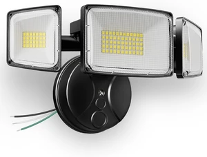 Onforu 100W 11000LM Flood Lights Outdoor, Brightness Security LED Flood Lights with 3 Adjustable Heads, Switch Controlled, IP65 Waterproof 6500K Outside Exterior Flood Light for Yard Garage Eave Patio Onforu 100W 11000LM Flood Lights Outdoor, Brightness Security LED Flood Lights with 3 Adjustable Heads, Switch Controlled, IP65 Waterproof 6500K Outside Exterior Flood Light for Yard Garage Eave Patio