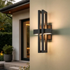 15Inch Small Outside Lights High-End Black Wall Scones IP65 Waterproof Anti-Rust Garage Lights, Elegant Outdoor Lamp for House Porch Patio Garage Front Door,Outdoor Wall Lighting Fixtures 15Inch Small Outside Lights High-End Black Wall Scones IP65 Waterproof Anti-Rust Garage Lights, Elegant Outdoor Lamp for House Porch Patio Garage Front Door,Outdoor Wall Lighting Fixtures