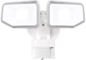40W LED Security Lights Motion Sensor Light Outdoor, 180 Degree, 4000 LM, 5000 K, ETL Water Resistant, Clear 2 Head Motion Detector Flood Light for Garage, Yard (White) 40W LED Security Lights Motion Sensor Light Outdoor, 180 Degree, 4000 LM, 5000 K, ETL Water Resistant, Clear 2 Head Motion Detector Flood Light for Garage, Yard (White)